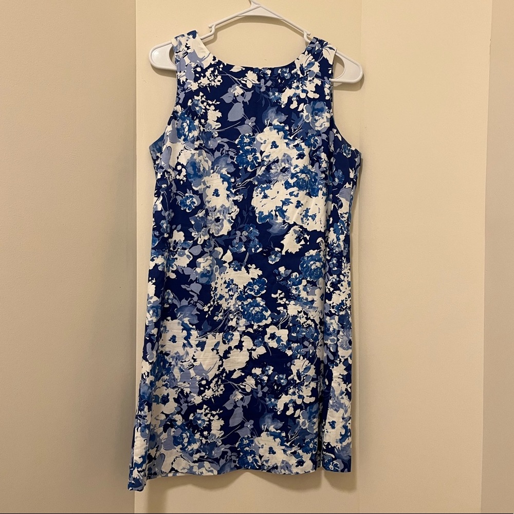 floral shift dress